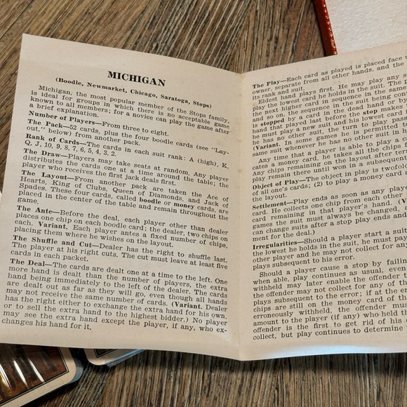 Vintage Hoyle playing cards double deck set Nassau Bahamas souvenir deadstock - Picture 14 of 16